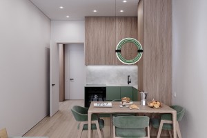 One-Bedroom Apartment in Minimalist Style, 2023, Astana