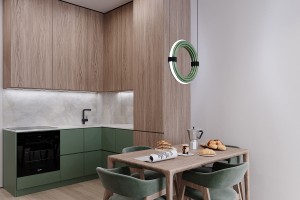 One-Bedroom Apartment in Minimalist Style, 2023, Astana