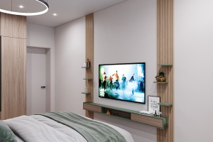 One-Bedroom Apartment in Minimalist Style, 2023, Astana