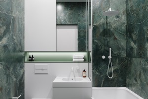 One-Bedroom Apartment in Minimalist Style, 2023, Astana