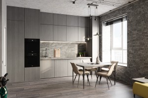 One-Bedroom Apartment in Loft Style, 2023, Astana