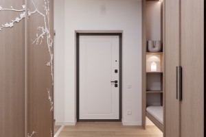 One-Bedroom Apartment with Mixed Styles, 2022, Astana