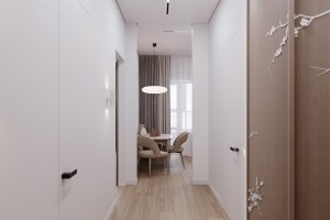 One-Bedroom Apartment with Mixed Styles, 2022, Astana