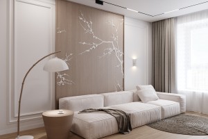 One-Bedroom Apartment with Mixed Styles, 2022, Astana