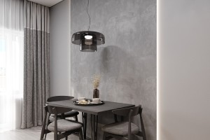 One-Bedroom Apartment in Minimalist Style, 2023, Astana