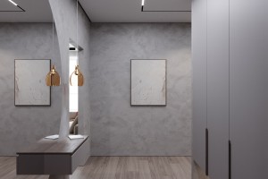 Two-Bedroom Apartment in Minimalist Style, 2022, Astana