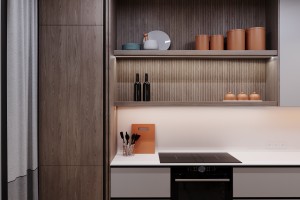 Two-Bedroom Apartment in Minimalist Style, 2022, Astana