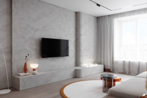 Two-Bedroom Apartment in Minimalist Style, 2022, Astana