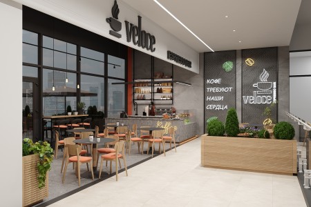Veloce Café in NCITY, 2024, Astana