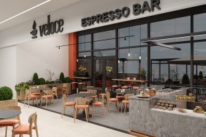 Veloce Café in NCITY, 2024, Astana