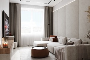 Minimalist Studio Apartment, 2023, Astana