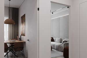 Minimalist Studio Apartment, 2023, Astana
