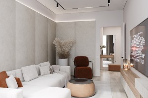 Minimalist Studio Apartment, 2023, Astana