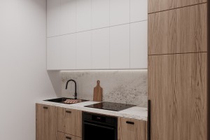 Minimalist Studio Apartment, 2023, Astana