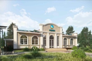 Railway Station Akshi, Almaty Region, 2016